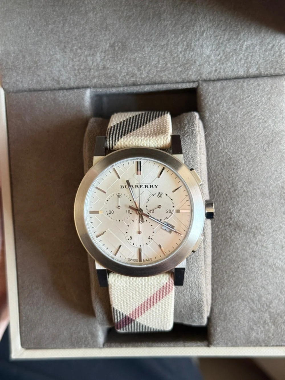 Burberry Swiss Luxury 42mm Chronograph Watch (Model BU9357) - Picture 3 of 8